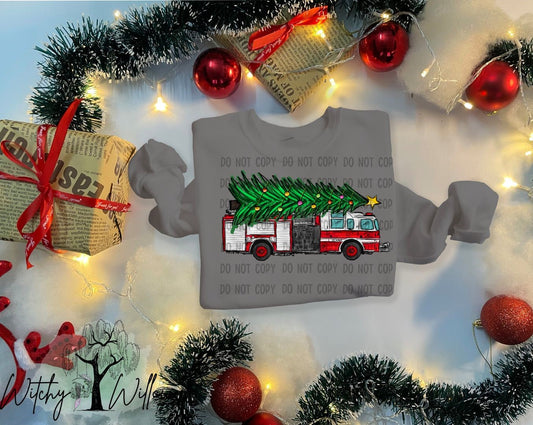 Christmas Fire Truck